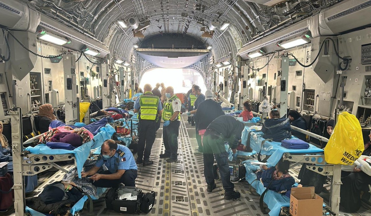 Fifth Group Of Injured Individuals From The Gaza Strip Arrives In Doha For Medical Treatment